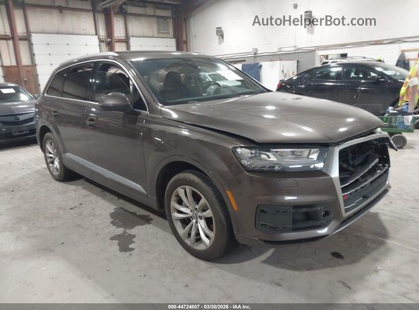 WA1LAAF7XJD041342 2018 AUDI Q7 Коричневый Передняя правая четверть