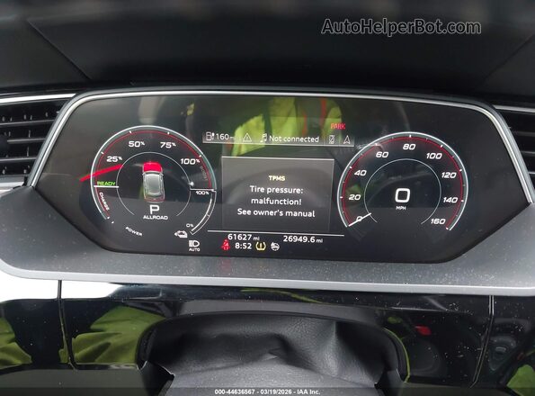 WA1LAAGE0KB023068 2019 AUDI E-TRON Black Vista de los asientos traseros