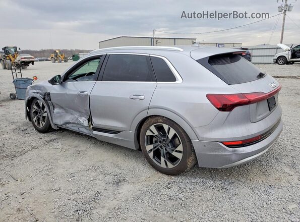 WA1LAAGE2NB033685 2022 AUDI E-TRON Silver Задня ліва чверть