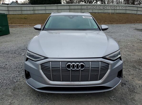 WA1LAAGE2NB033685 2022 AUDI E-TRON Silver Вид спереду