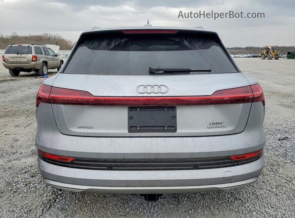 WA1LAAGE2NB033685 2022 AUDI E-TRON Silver Вид ззаду