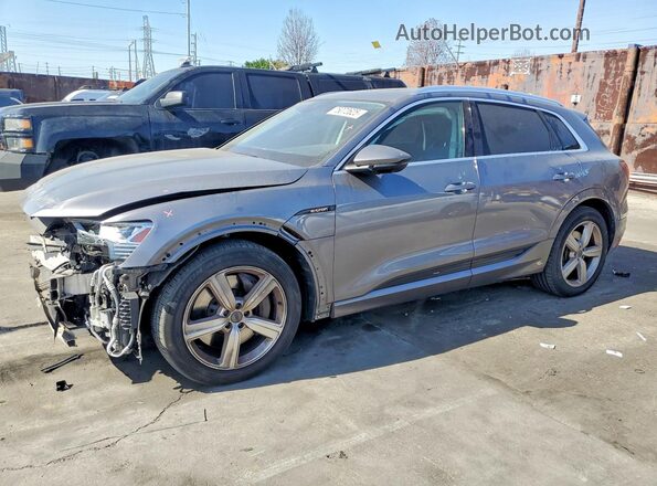 WA1LAAGE4KB023591 2019 AUDI E-TRON Gray Передня ліва чверть