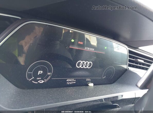 WA1LAAGE5NB014726 2022 AUDI E-TRON Dark Blue უკანა სავარძლების ხედი