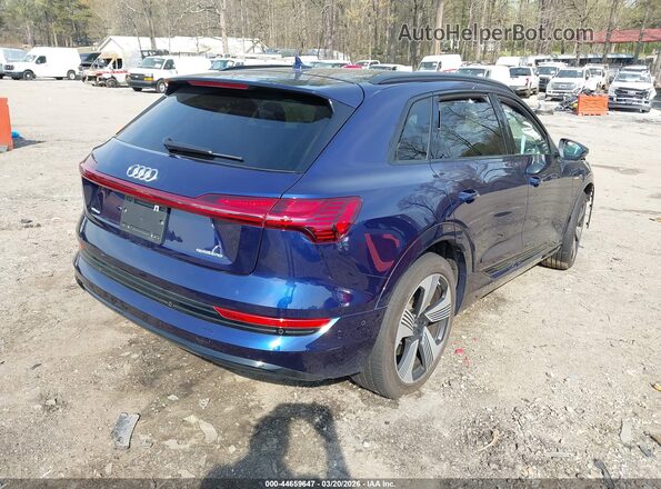 WA1LAAGE5NB014726 2022 AUDI E-TRON Dark Blue უკანა მარჯვენა