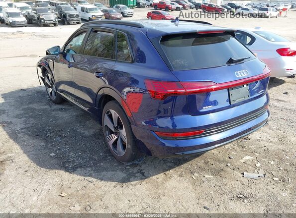 WA1LAAGE5NB014726 2022 AUDI E-TRON Dark Blue უკანა მარცხენა
