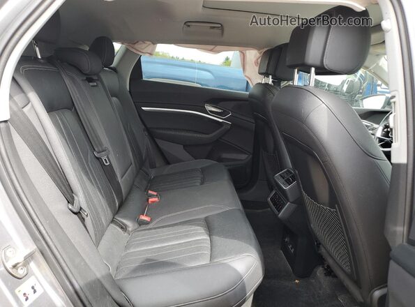 WA1LAAGE8KB024677 2019 AUDI E-TRON Gray უკანა სალონის ხედი