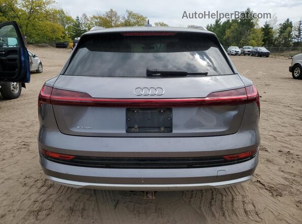 WA1LAAGE8KB024677 2019 AUDI E-TRON Gray უკანა ხედი