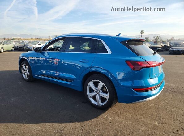 WA1LAAGEXKB009663 2019 AUDI E-TRON Blue უკანა მარცხენა