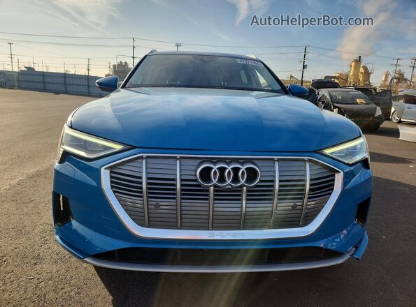 WA1LAAGEXKB009663 2019 AUDI E-TRON Blue წინა ხედი