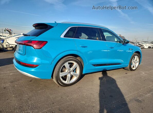 WA1LAAGEXKB009663 2019 AUDI E-TRON Blue უკანა მარჯვენა