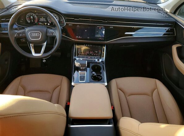 WA1LCBF73SD000598 2025 AUDI Q7 Black Widok deski rozdzielczej