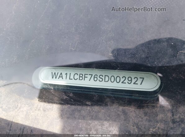 WA1LCBF76SD002927 2025 AUDI Q7 Серый 