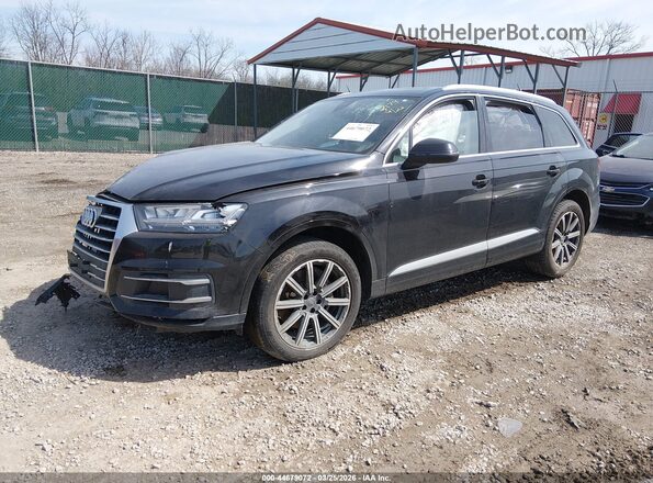 WA1LHAF70KD022179 2019 AUDI Q7 Black Передня ліва чверть