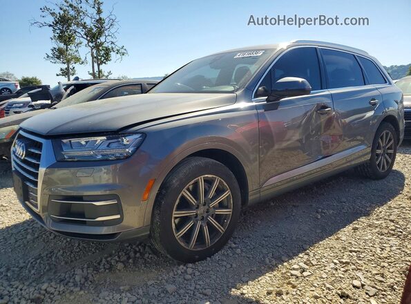 WA1LHAF72HD053183 2017 AUDI Q7 Gray წინა მარცხენა ხედი სამი მეოთხედიდან