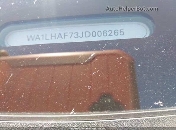 WA1LHAF73JD006265 2018 AUDI Q7 Dark Blue Вид подкапотного пространства