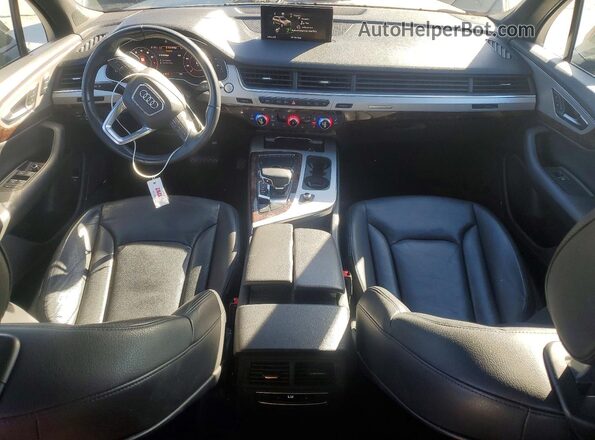 WA1LHAF73KD023326 2019 AUDI Q7 Black Widok deski rozdzielczej