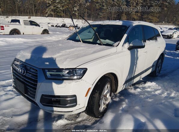 WA1LHAF74JD054857 2018 AUDI Q7 White Vista tres cuartos delantera izquierda