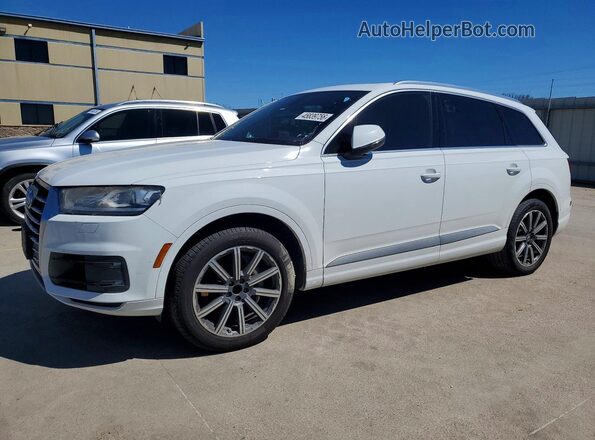 WA1LHAF75JD002749 2018 AUDI Q7 White Передня ліва чверть