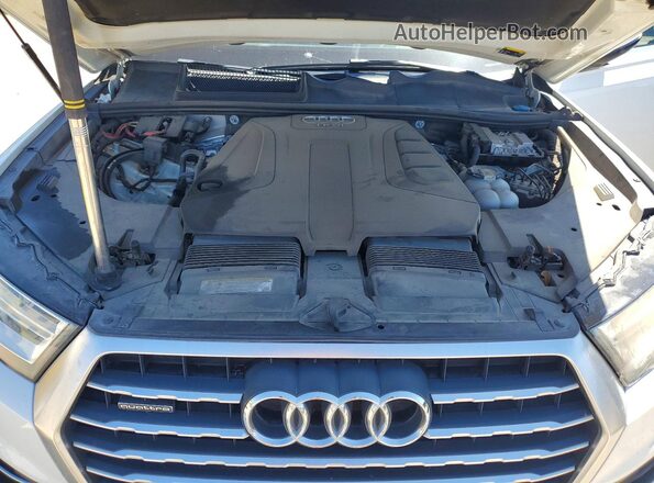 WA1LHAF75JD002749 2018 AUDI Q7 White Вид підкапотного простору