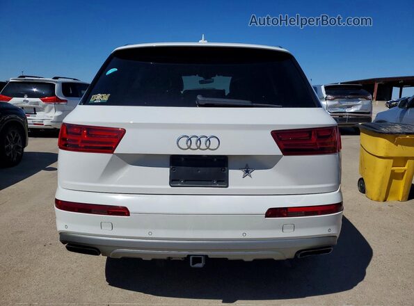WA1LHAF75JD002749 2018 AUDI Q7 White Вид ззаду