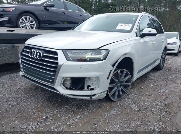 WA1LHAF75JD045035 2018 AUDI Q7 White Передня ліва чверть