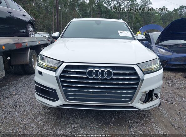 WA1LHAF75JD045035 2018 AUDI Q7 White Вид щитка приладів