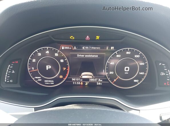 WA1LHAF77KD043028 2019 AUDI Q7 Белый Вид задних сидений