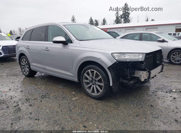 WA1LHAF79KD023038 2019 AUDI Q7 Серебряный Передняя правая четверть