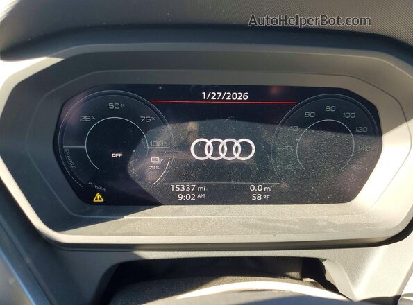 WA1LUBFZ3RP057987 2024 AUDI Q4 Серый Вид щитка приборов