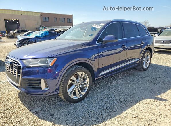 WA1LXAF77LD010261 2020 AUDI Q7 Синий Передняя левая четверть