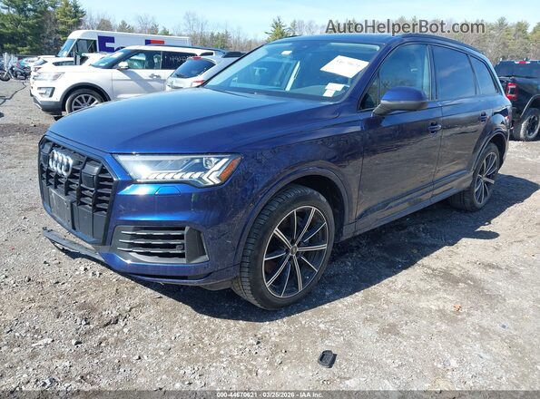 WA1LXBF74PD010276 2023 AUDI Q7 Dark Blue Передняя левая четверть