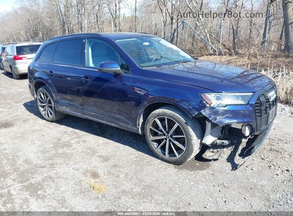 WA1LXBF74PD010276 2023 AUDI Q7 Dark Blue Передняя правая четверть