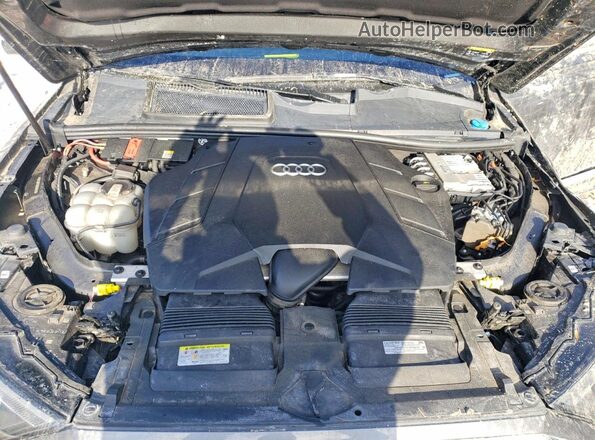 WA1LXBF76ND008445 2022 AUDI Q7 Black ძრავის განყოფილების ხედი