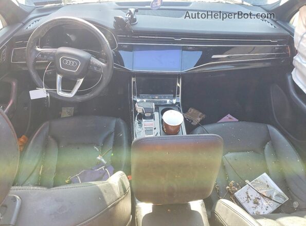 WA1LXBF76ND008445 2022 AUDI Q7 Black წინა პანელის ხედი