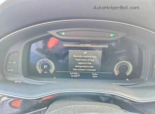 WA1LXBF77PD007095 2023 AUDI Q7 Белый Вид щитка приборов