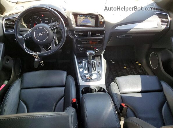 WA1M2AFP7HA092584 2017 AUDI Q5 Gray Առջևի վահանակի տեսք