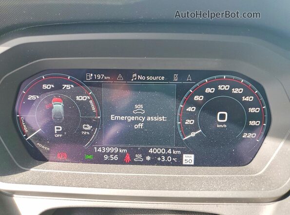 WA1M2AFZ4PP072256 2023 AUDI Q4 Черный Вид щитка приборов