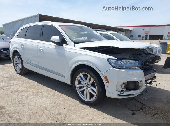 WA1VAAF71JD045840 2018 AUDI Q7 White Przód prawy