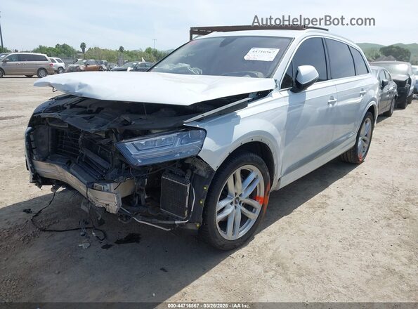 WA1VAAF71JD045840 2018 AUDI Q7 White Przód lewy