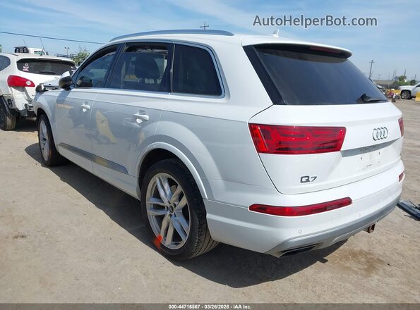 WA1VAAF71JD045840 2018 AUDI Q7 White Tył lewy