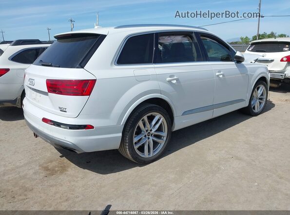 WA1VAAF71JD045840 2018 AUDI Q7 White Tył prawy