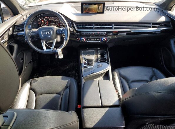 WA1VAAF71KD027260 2019 AUDI Q7 Черный Вид панели приборов