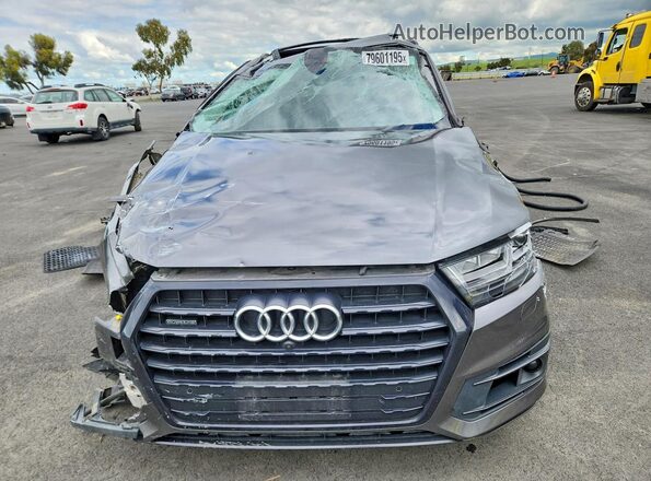 WA1VAAF73KD019032 2019 AUDI Q7 Gray Vista frontal