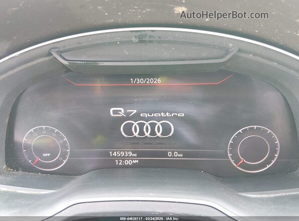 WA1VAAF75HD033362 2017 AUDI Q7 Black Widok tylnych siedzeń