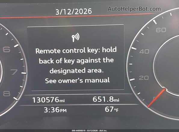 WA1VAAF75JD045212 2018 AUDI Q7 White Widok deski rozdzielczej