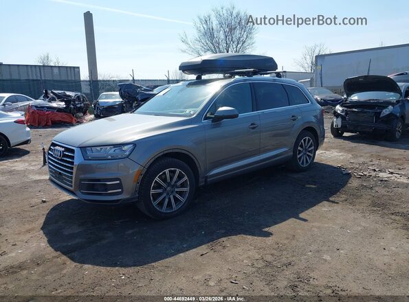 WA1VAAF76HD031233 2017 AUDI Q7 Gray Առջևի ձախ երեք քառորդ տեսարան