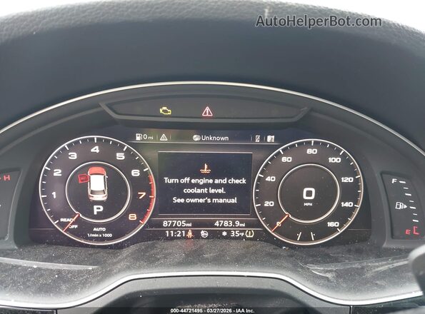 WA1VAAF79KD025112 2019 AUDI Q7 Серый Вид задних сидений