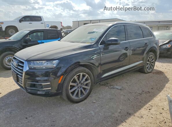 WA1VAAF7XJD020385 2018 AUDI Q7 Черный Передняя левая четверть