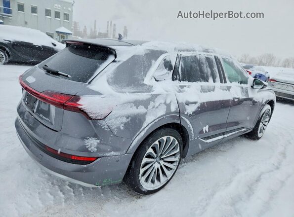 WA1VAAGE0KB008742 2019 AUDI E-TRON Серый Задняя правая четверть