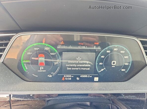 WA1VAAGE0KB009843 2019 AUDI E-TRON Черный Вид щитка приборов